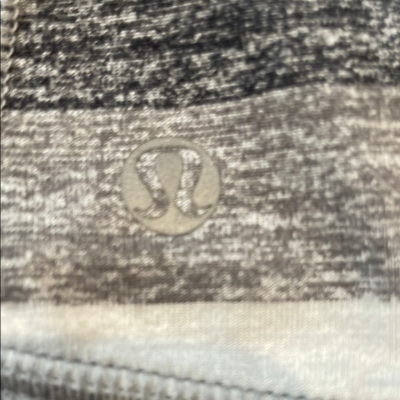 Lululemon Striped Gray and White Long sleeved pullover - Picture 3 of 5